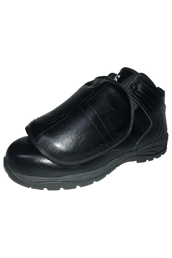 Smitty | BBS-PS1 | Professional Baseball Umpire -Cut Plate Shoes | All Black (13)