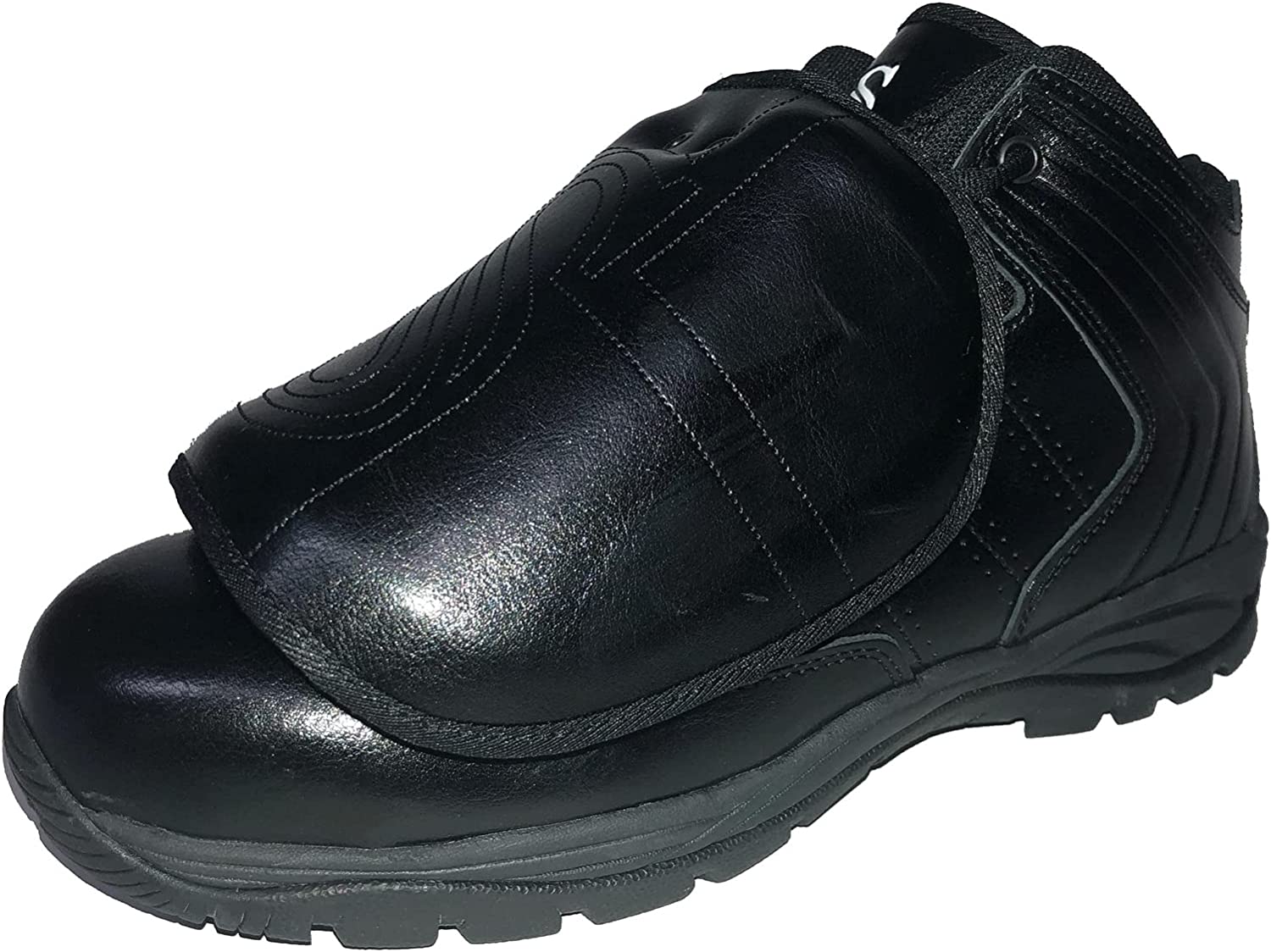 Smitty BBSPS1 Professional Baseball Umpire Cut Plate Shoes All Black
