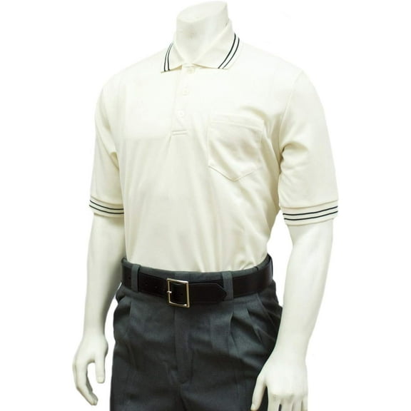 Smitty BBS307 Men's High Performance Body Flex Short Sleeve Umpire Shirt (Cream, XX-Large)