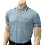 Smitty BBS307 Men's High Performance Body Flex Short Sleeve Umpire Shirt Powder-Navy,Large
