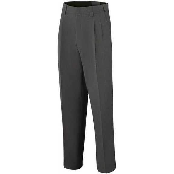 Smitty BBS374 Men's Pleated Base Umpire Pants with Expander Waist Band (Charcoal Grey, 36)