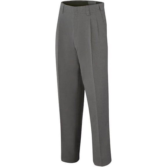 Smitty BBS374 Men's Pleated Base Umpire Pants with Expander Waist Band (Heather Grey, 36)
