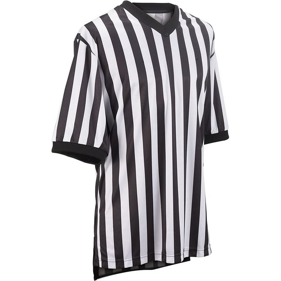 Smitty BKS200 Men's Performance Mesh V-Neck Basketball Referee Shirt (Medium)