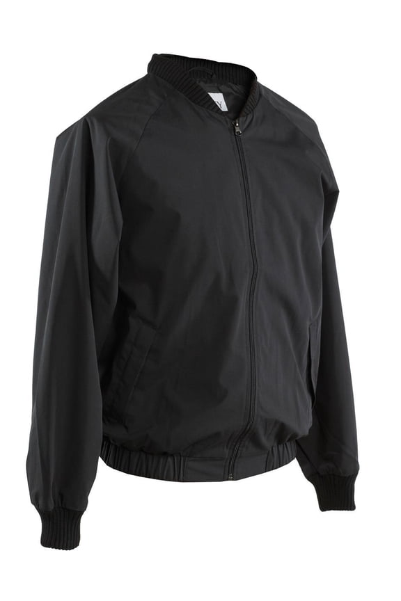 BKS220 Men's Black Basketball Referee Jacket with Full Front Zipper (4X-Large)