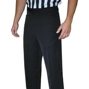 Smitty BKS280 Mens 4-Way Stretch Flat Front Basketball Referee Pants - Western Cut Pockets - 36