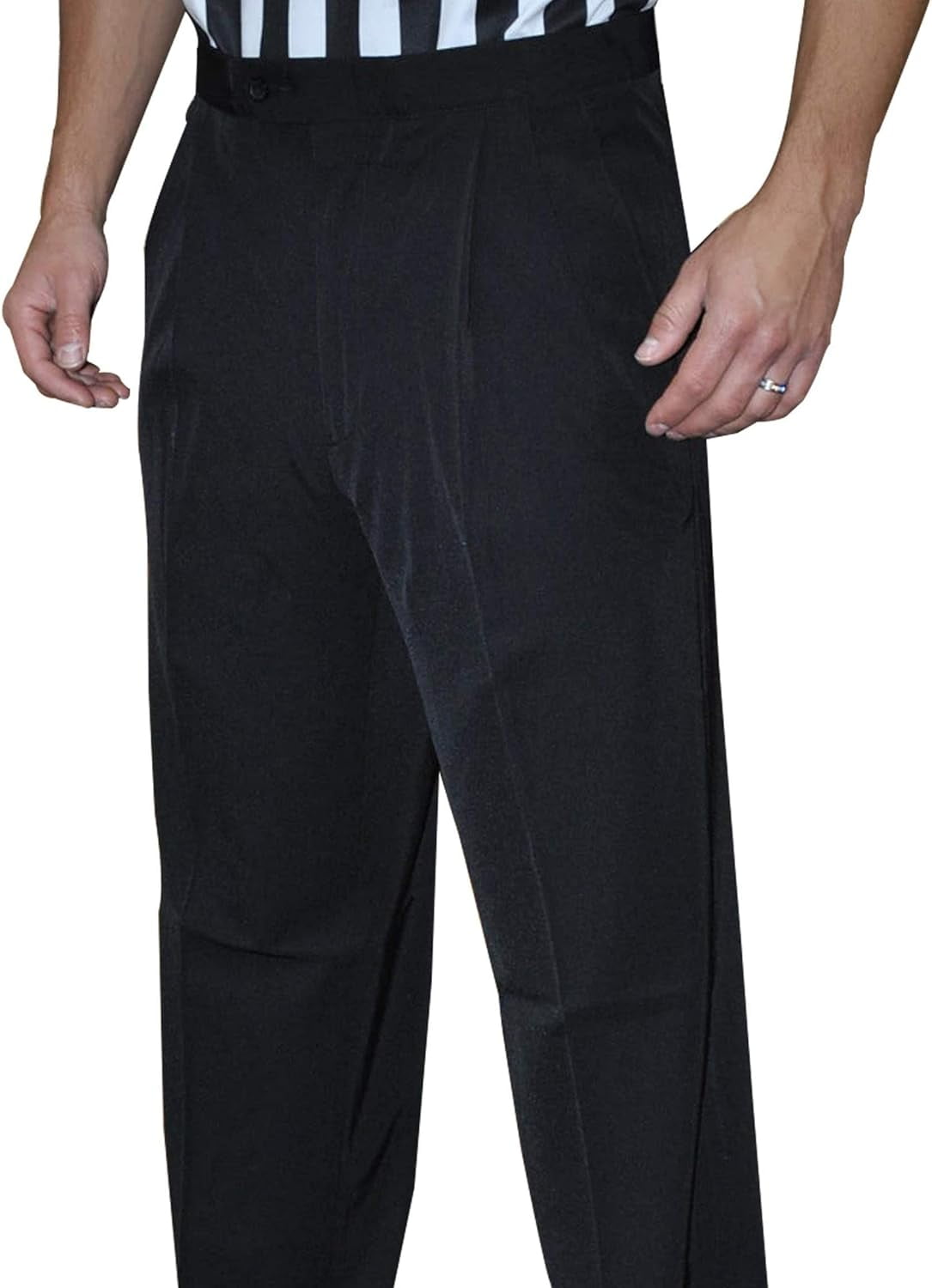 Referee Pockets Smitty BKS281 Men's 4-Way Stretch Pleated Basketball Referee Pants ...