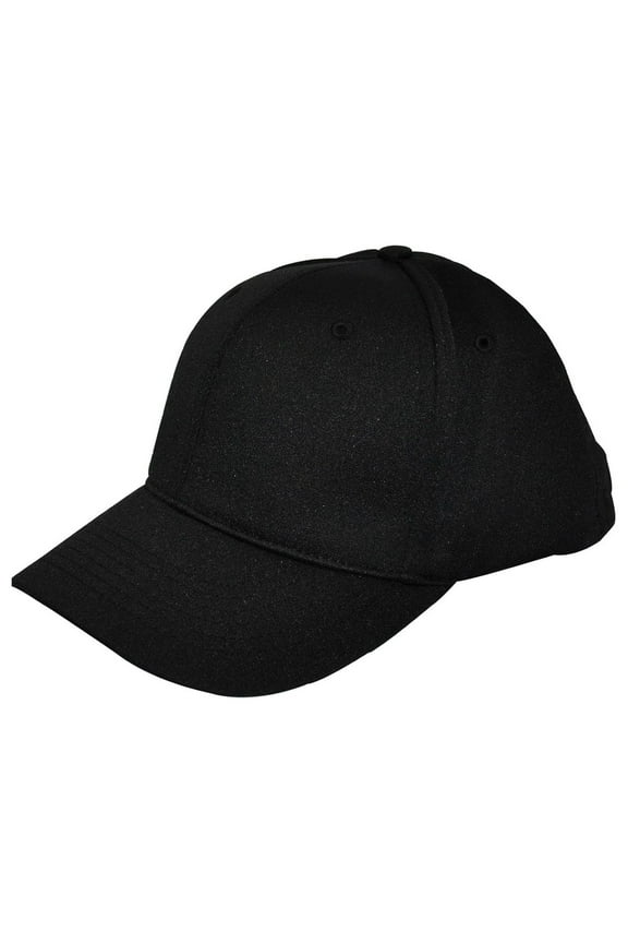 | HT-306 | 6 Stitch Flex Fit Umpire Hat | Baseball Softball Umpire Choice (Black, Medium (7 1/4-7 1/2))