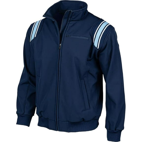 Smitty Major League Style All Weather Fleece Jacket (Navy/Powder, Small)