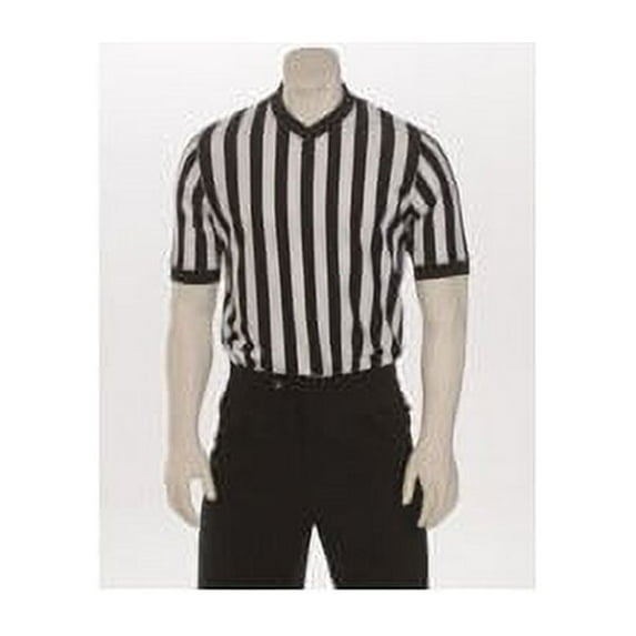Smitty Men's Performance Mesh V-Neck Basketball Referee Shirt (3X-Large)