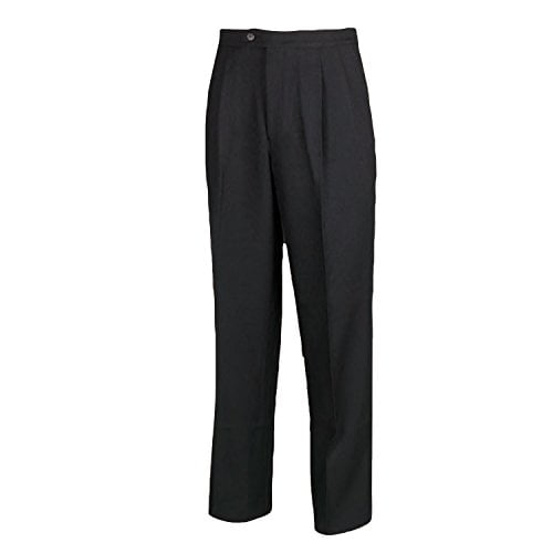 Adams USA Smitty Men's Pleated Referee Pants (Black, 32-Inch)