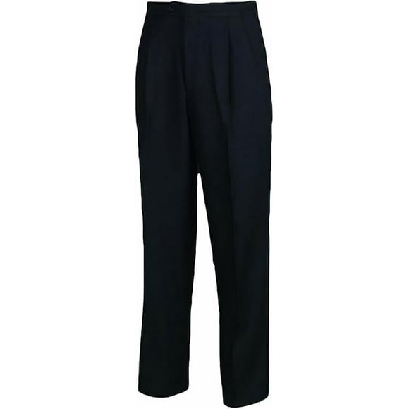 Adams USA Smitty Men's Pleated Referee Pants (Black, 32-Inch)