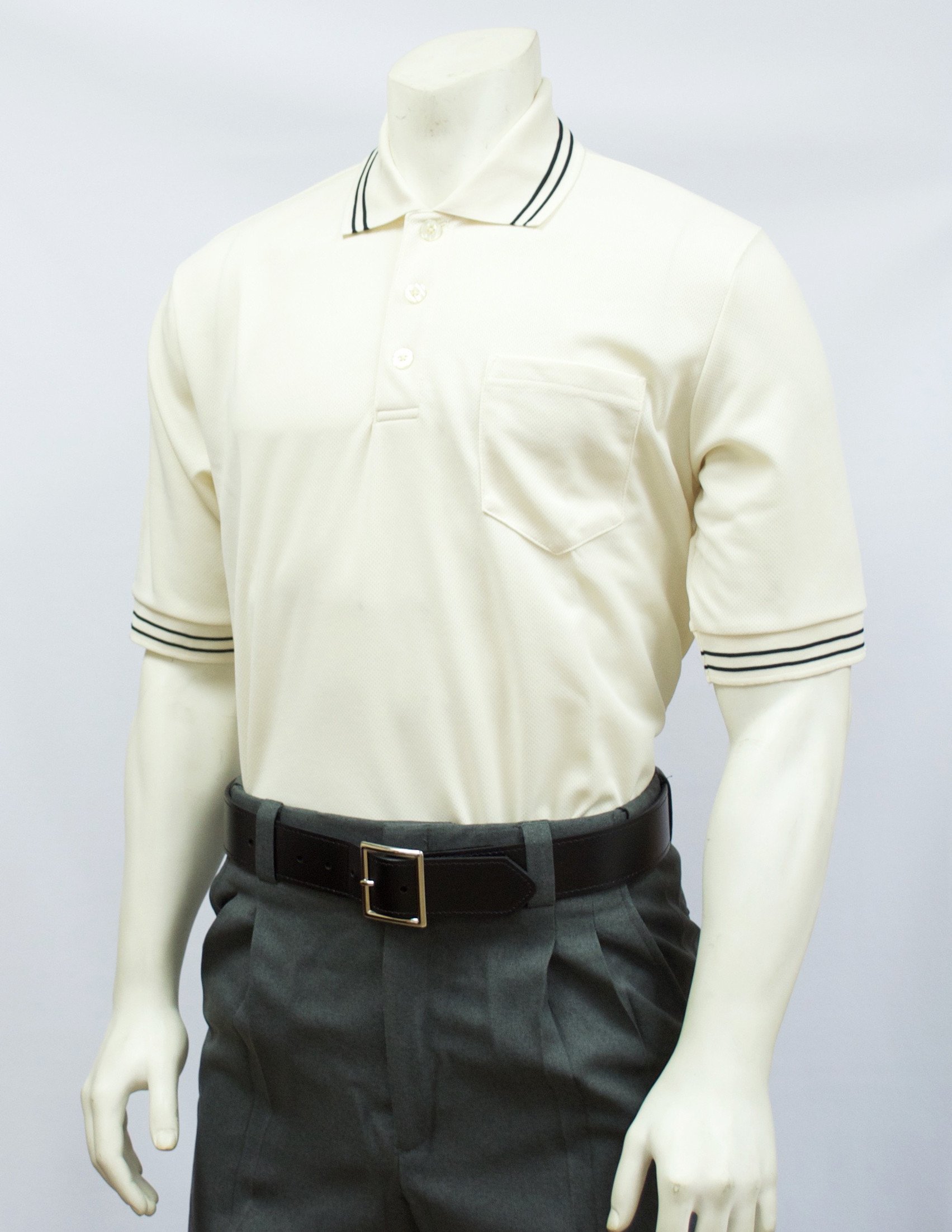 Smitty Short Sleeve Umpire Shirt, Cream Large