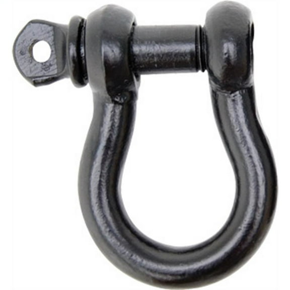 Smittybilt 1/2" D-Ring Shackle (Black) - 13046B
