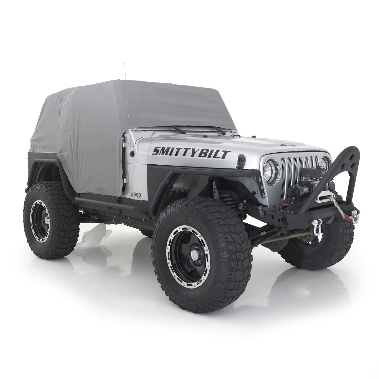 SmittyBilt CAB CVR W/DOOR FLAP- GRAY - SB1061