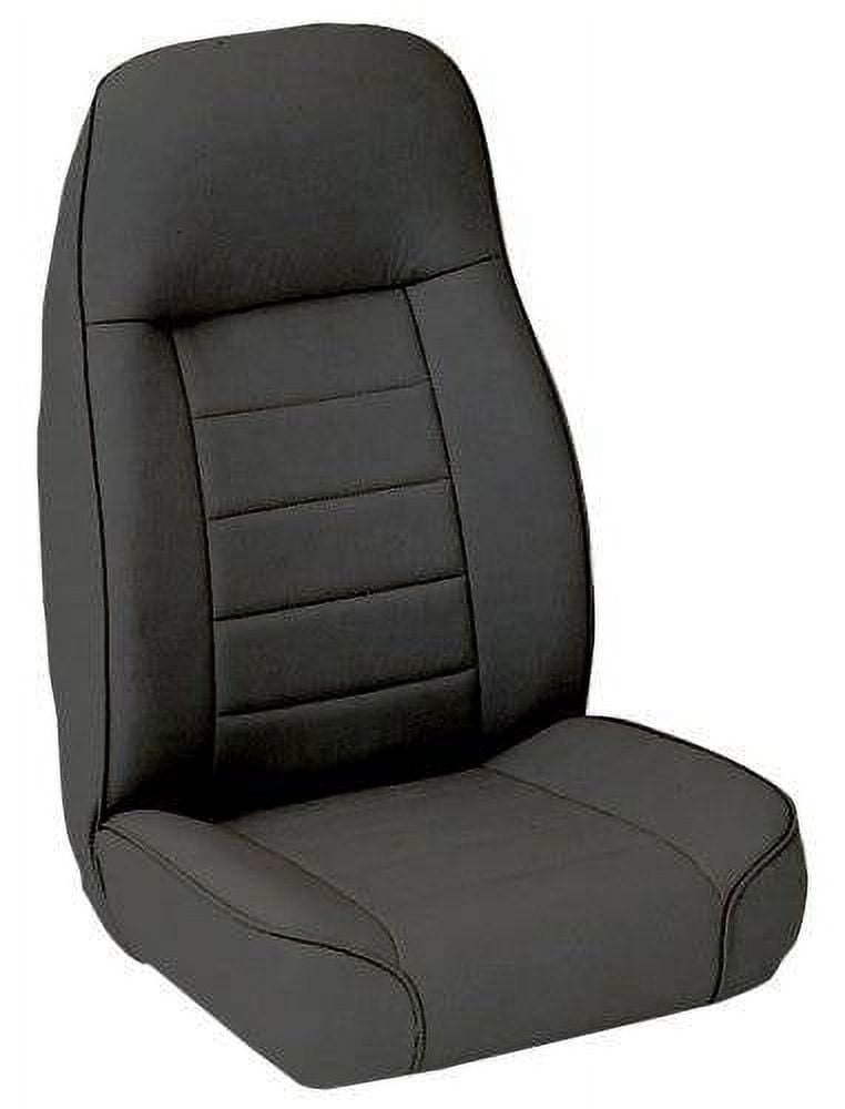 Smittybilt 1976-2014 Fits Jeep CJ Wrangler YJ TJ LJ JK Seat Front Standard Bucket Vinly Black 44901