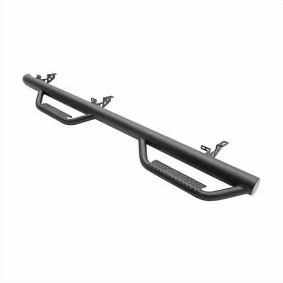 Smittybilt 2 Main Tube Wheel to Wheel Nerf Steps with Cleated Steps (Black) - T1464R"