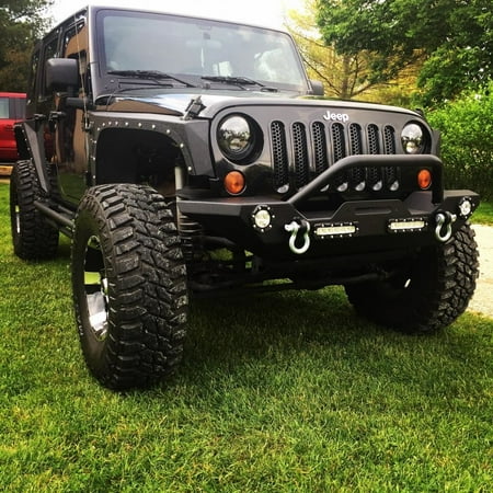 Smittybilt 2007-2018 Fits Jeep Wrangler JK 4dr XRC Front & Rear Corner Armor Set 76880 + 76882