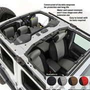 Smittybilt 472122 Charcoal/Black Neoprene Seat Covers for 2018+ Jeep Wrangler JL 4-Door