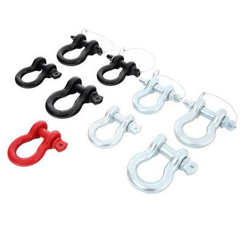 Smittybilt 7/8 Quick Disconnect D-Ring Shackle (Black) - 13050B