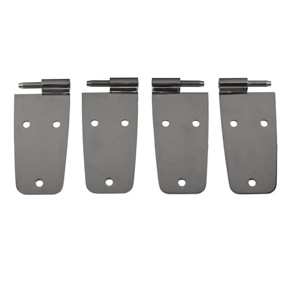 Smittybilt 7420 Door Hinges for Full Steel Doors -Set of 4 - Stainless Steel