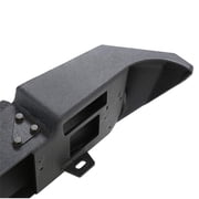 Smittybilt 76653 XRC Rear Bumper - Textured Black Fits select 1997-2006 JEEP WRANGLER / TJ, 1989-1995 JEEP WRANGLER / YJ