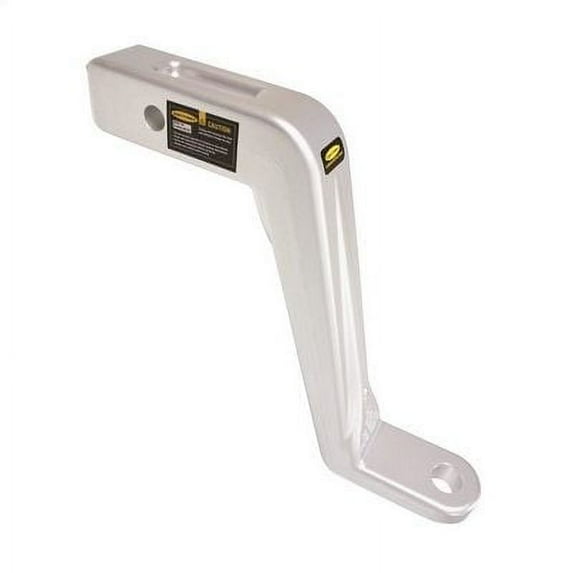 Smittybilt Aluminum 10 Drop Ball Mount (Satin) - 2940"