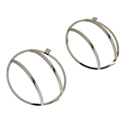 Smittybilt Euro Headlight Covers, Stainless - 5460