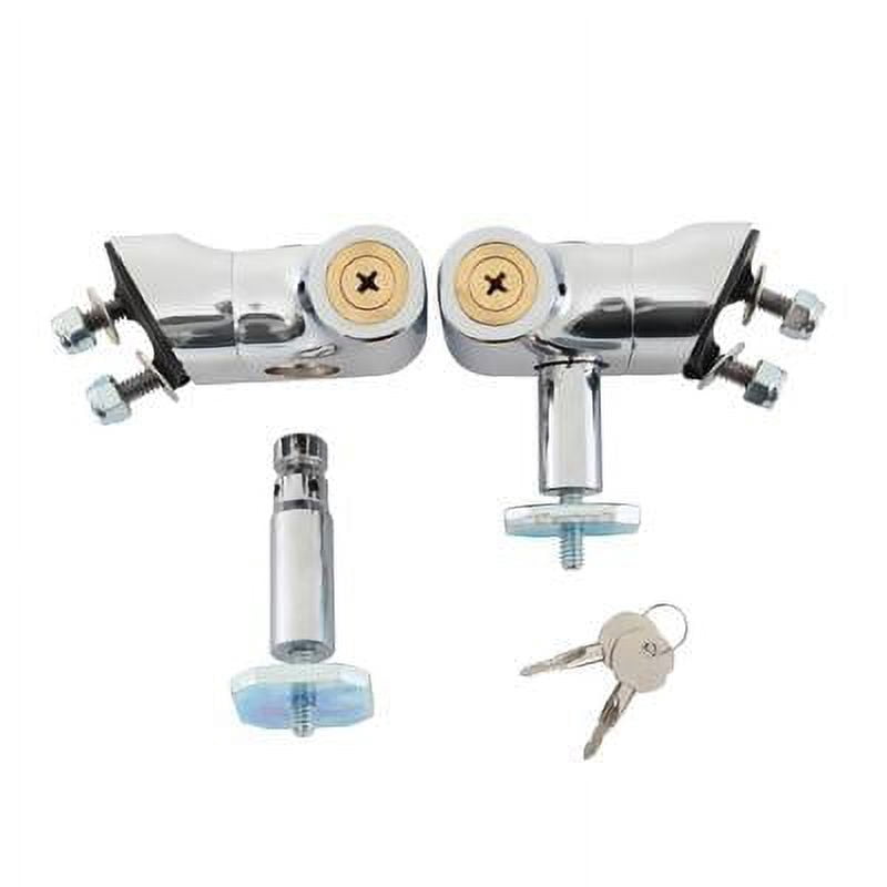 Smittybilt Locking Hood Latches (Chrome) - 7591 - Walmart.com