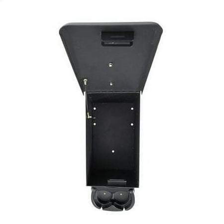Smittybilt Security Floor Console Heavy-Duty Steel Automotive Console, Black