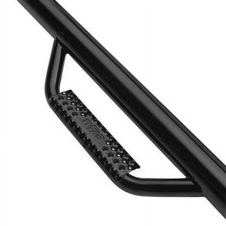 Smittybilt Wheel to Wheel Nerf Steps with Cleated Steps (Gloss Black) - T0786CC