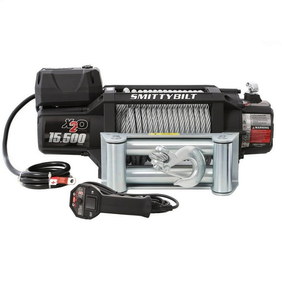 Smittybilt X2O GEN2 15.5K Waterproof Wireless Winch with Steel Cable - 97515