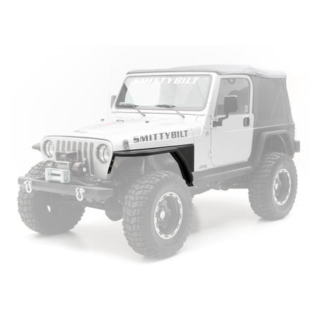 Smittybilt XRC Front Tube Fenders 97-06 Wrangler TJ/LJ 3 Inch Flare Black Textured