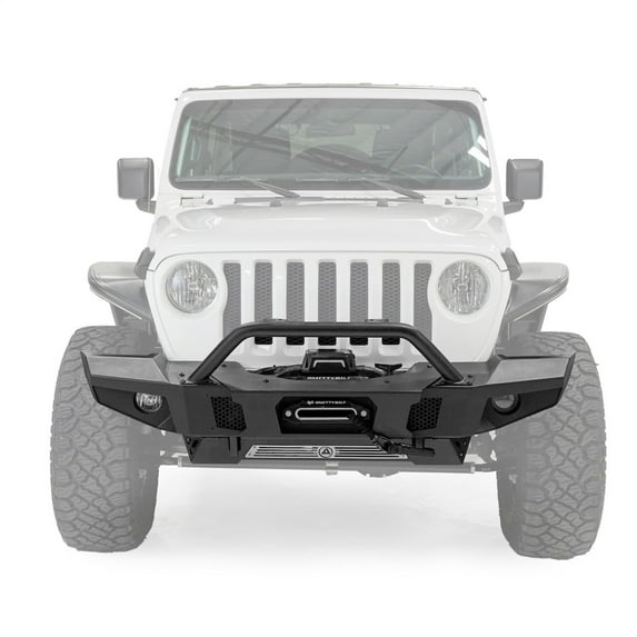 Smittybilt XRC Atlas Full Width Front Bumper with Hoop (Black) - 77892