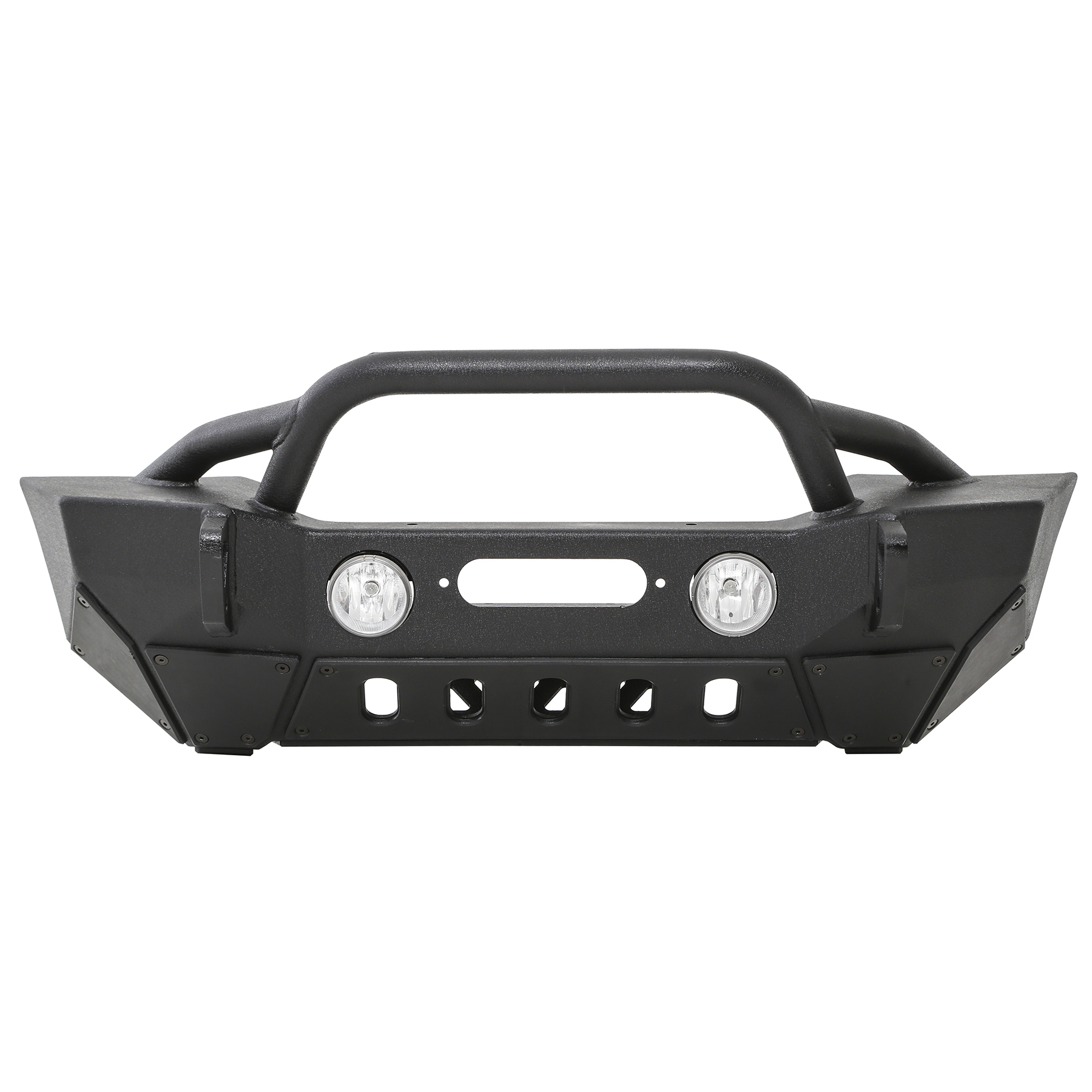 Smittybilt XRC Gen2 Front Bumper with Winch Plate (Black) - 76807 ...