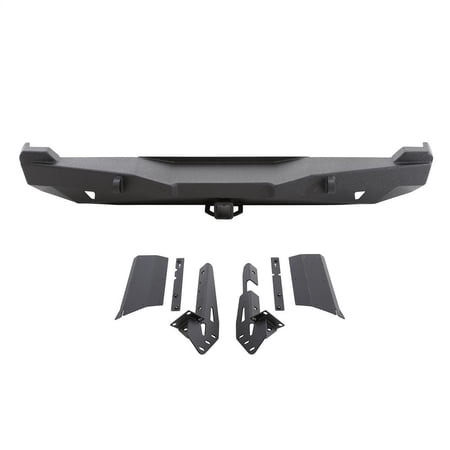 Smittybilt XRC Rear Bumper W/Hitch 84-01 Cherokee XJ Black Textured