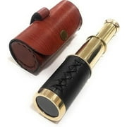 Smizzy 6" Handheld Brass Telescope, New, 1 Count