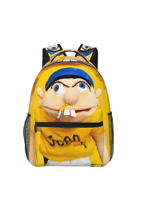 Sml Jeffy 3D Printing School Backpack, 15.6"Inch Large Capacity Adjustable Straps Travel Bag for Man Women Teen