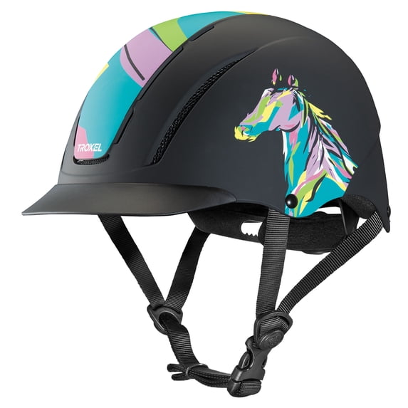 Sml Troxel Full Coverage Design Optimal Horse Riding Helmet Pop Art Pony