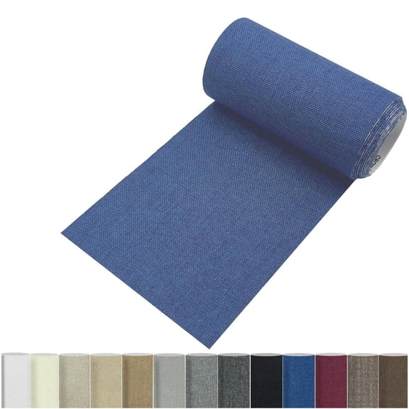 Smlper Linen Repair Tape 4 x 70 Inch Self-Adhesive Couch Patch Repair Fabric Patch for Furniture, Sofas, Cushion, Chairs, Bags, Linen Goods(Dark Blue)
