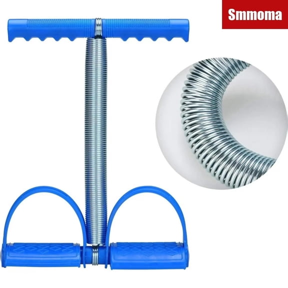 Smmoma Elastic Sit Up Pull Rope Pedal Resistance Band Powerful Spring Drawstring Tummy Trimmer Equipment Portable Home Gym with Elastic Bodybuilding Fitness Slimming Training Exercise Bands