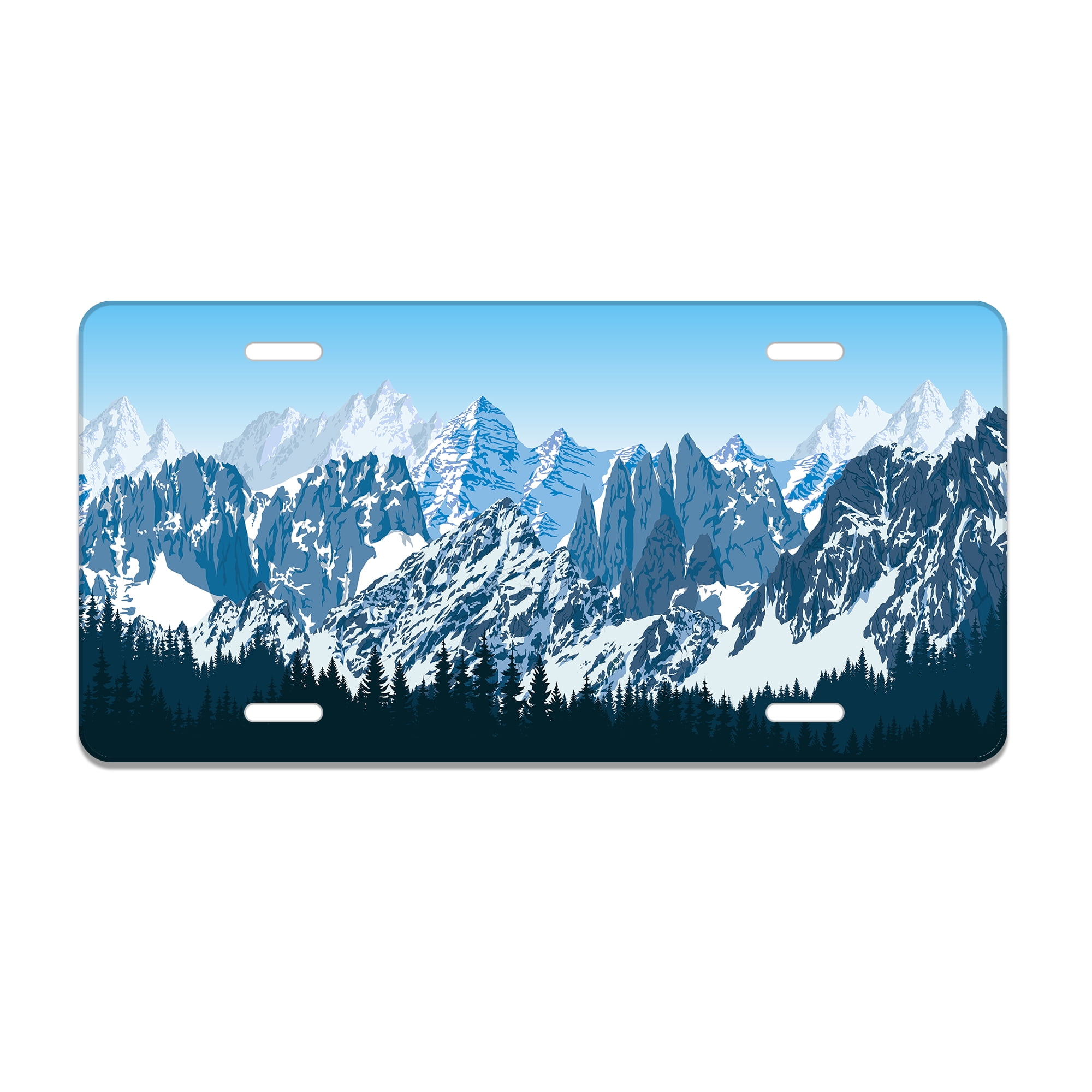 International Harvester License Plate Frame - Aluminum Decorative Car Front Plate 6x12 Inch