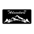 thumbnail image 1 of Smoaffly Mountains Adventure License Plate Decorative Car Front, Metal Car Plate, License Plate, Vanity Tag, Aluminum Novelty License Plate for Men/Women/Boy/Girls Car 6×12 Inch, 1 of 5