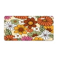 thumbnail image 1 of Smoaffly Retro 70s Groovy Flowers Decorative Car Front, Hippie Daisy Metal Car Plate, License Plate, Vanity Tag, Aluminum Novelty License Plate for Car 6×12 Inch, 1 of 5