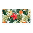 thumbnail image 1 of Smoaffly Summer Tropical Palm Leaf Flowers License Plate Decorative Car Front License Plates Cover, Vanity Tag, Metal Car Plate, Aluminum Novelty License Plate New Car Gift for Men/Women,6 X 12 Inch, 1 of 5