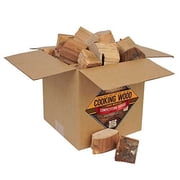 Smoak Firewood Cooking Wood Chunks - USDA Certified Kiln Dried Maple, 20-25 lbs