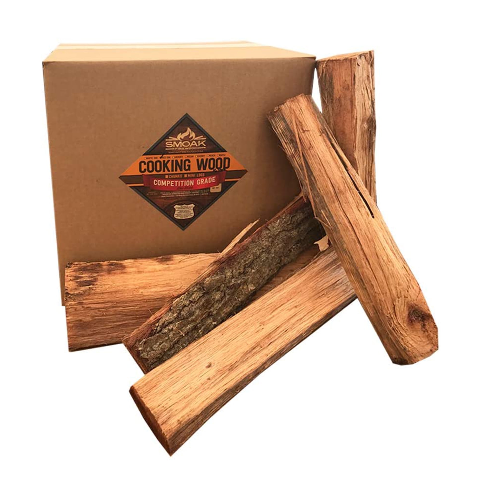 Smoak Firewood Kiln Dried Cooking Grade Wood Logs, Hickory, 60-70 Pounds -  Walmart.com