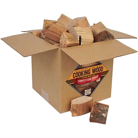 Smoak Firewood’s Cooking Wood Chunks (Competition Grade) USDA Certified for Smoking, Grilling or Barbequing (Maple, 8-10lbs 729 Cubic in.)