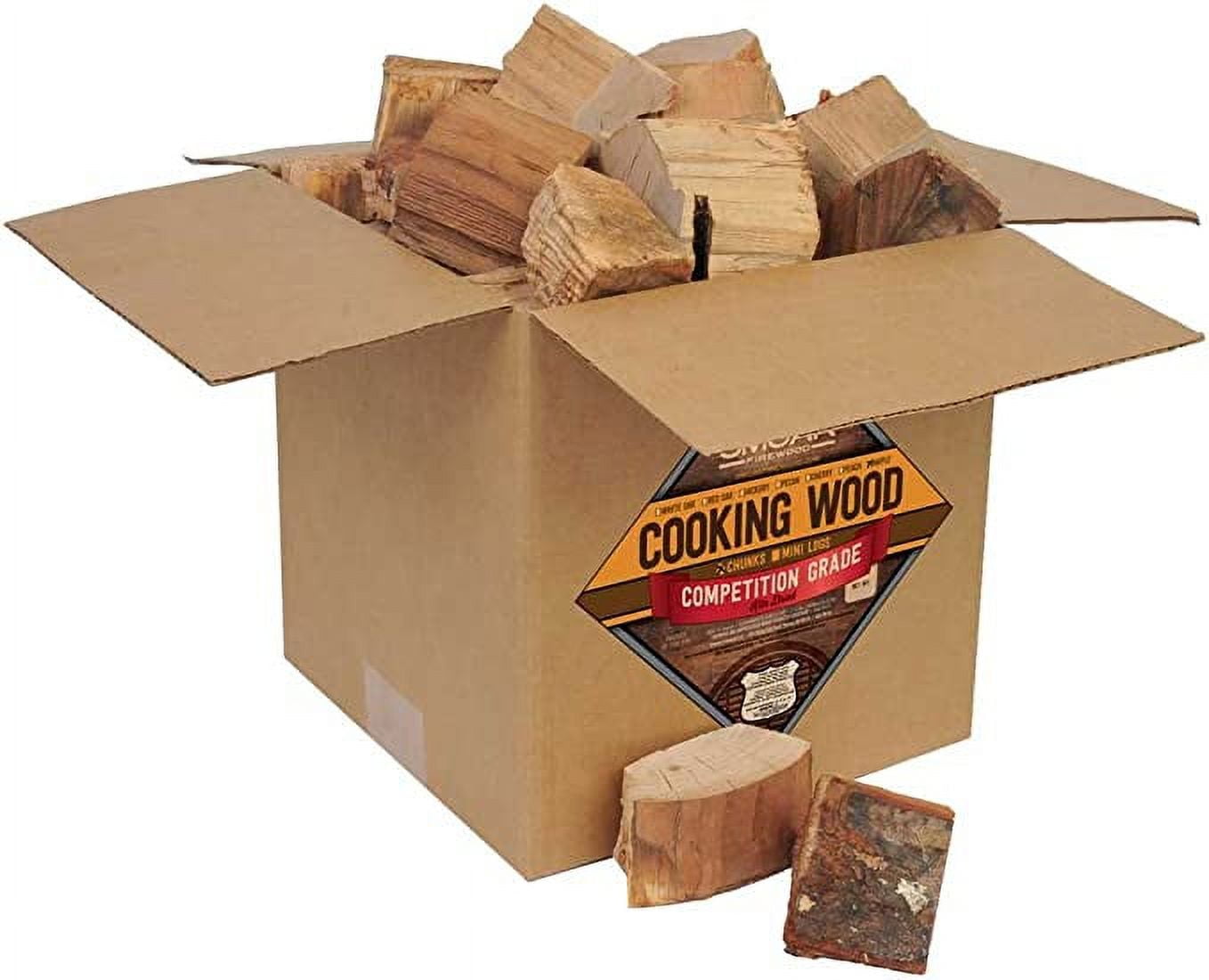 Smoak Firewood’s Cooking Wood Chunks Grade) USDA Certified for Smoking, Grilling or