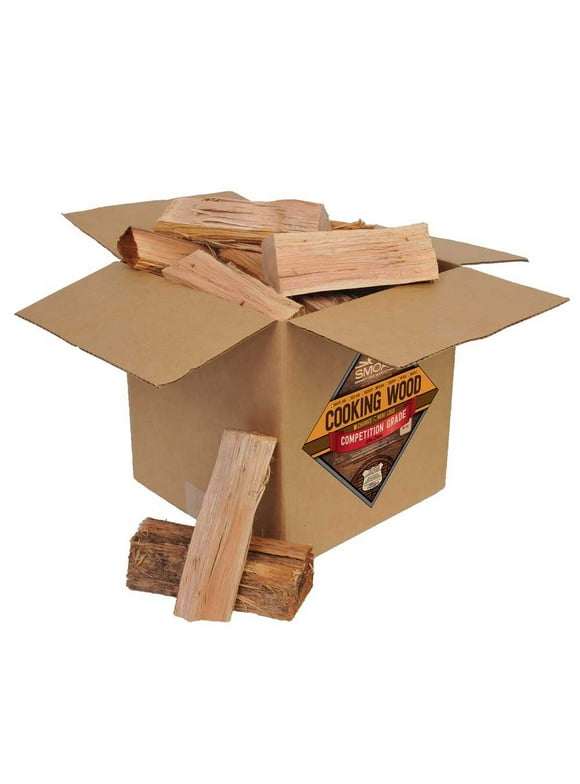Smoak Firewood's Cooking Wood Mini Logs (8inch pieces 25-30lbs) - Pecan