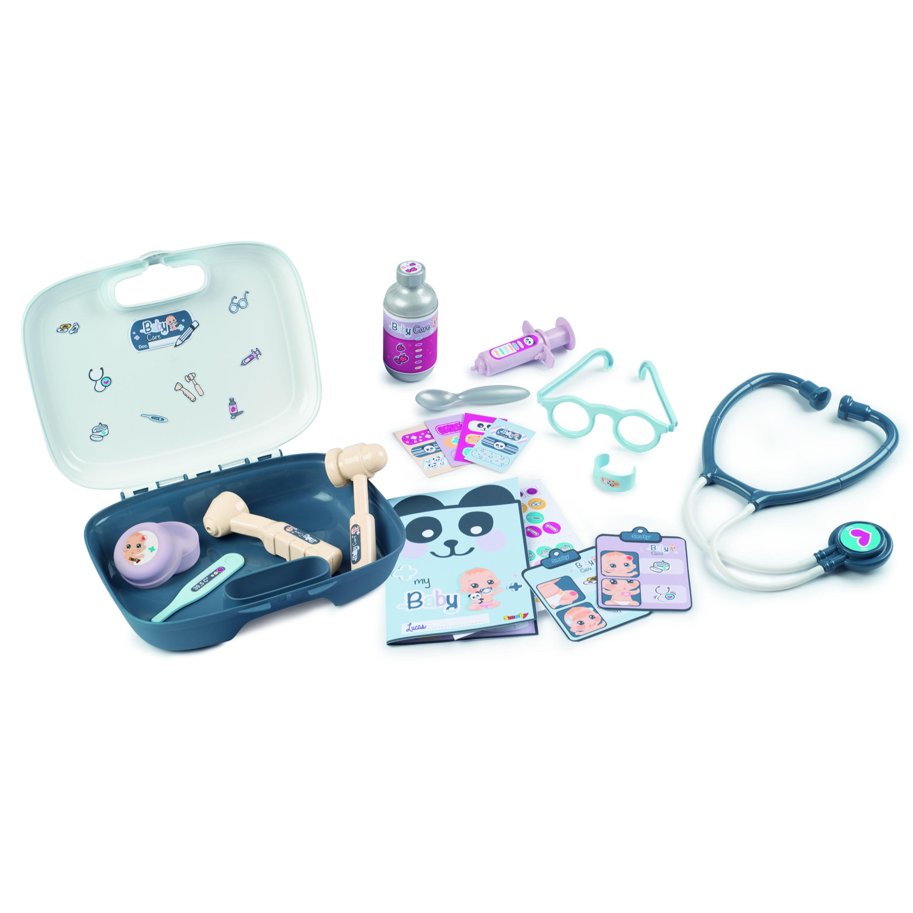 Smoby - Baby Care Pretend Play Pediatrician Briefcase Set